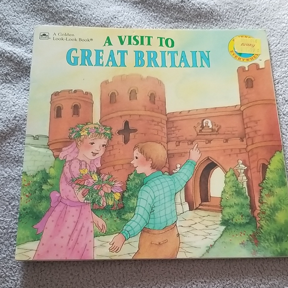 A Visit to Great Britain Children's Book By A Golden Look Look Book
